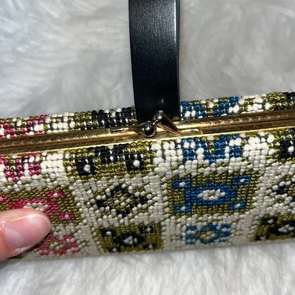 Beautiful vintage boho tapestry wallet cottagecore grandma on trend